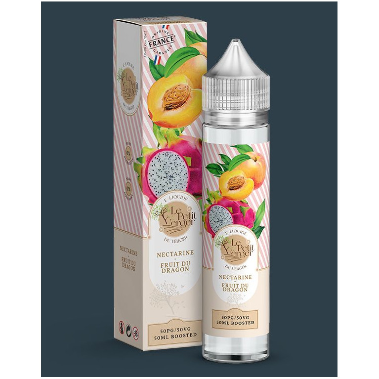 Nectarine / Fruit du dragon - Le petit verger -50ml - 0mg ar.