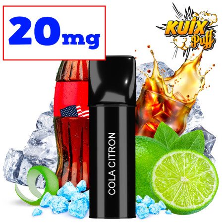 Cartouche Kuix Citron Vert Cola - Sel de nicotine  - 20mg ot.