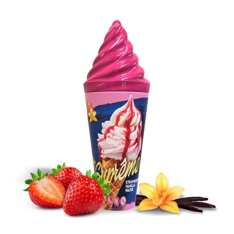 Strawberry Vanilla - Supreme - E-Cone - 50ml df.