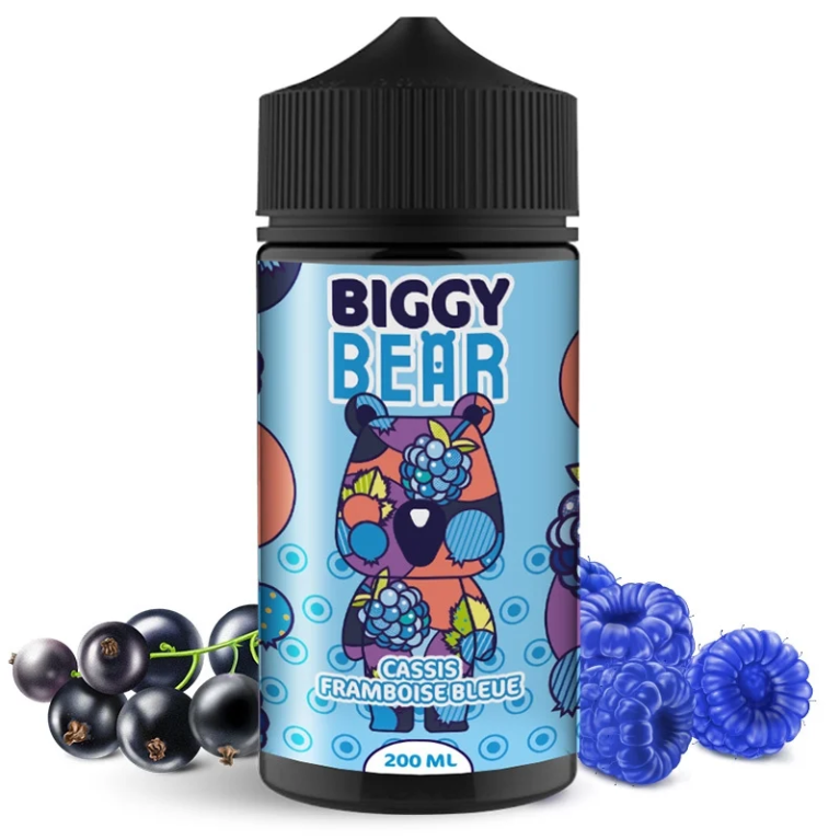 Cassis Framboises bleues 200ml - Biggy Bear ot.