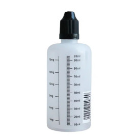 Fiole Graduée PE ML+ MG 100ml